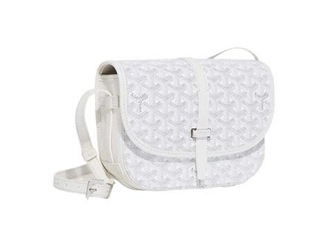 goyard artois pm white|Goyard belvedere pm price.